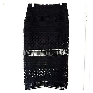Harper black pencil skirt NWOT